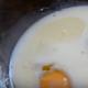 Rendelenmiş jambon ve yumurta ile Sirny kekler