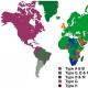 Arten von Steckdosen in verschiedenen Ländern auf der ganzen Welt